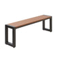 Modern 1/3/5 Pieces Dining Set Rectangle Wood Dining Table for Courtyard