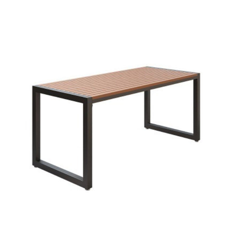 Modern 1/3/5 Pieces Dining Set Rectangle Wood Dining Table for Courtyard