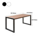 Modern 1/3/5 Pieces Dining Set Rectangle Wood Dining Table for Courtyard