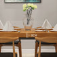 Modern 1/5 Pieces Dining Set Rectangle Pine Wood Dining Table for Kitchen Dining Room
