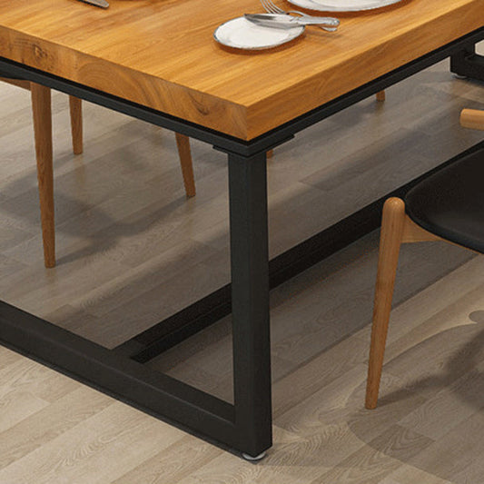 モダンな1/5ピースダイニングセット長方形の松の木のダイニングテーブルキッチンダイニングルーム