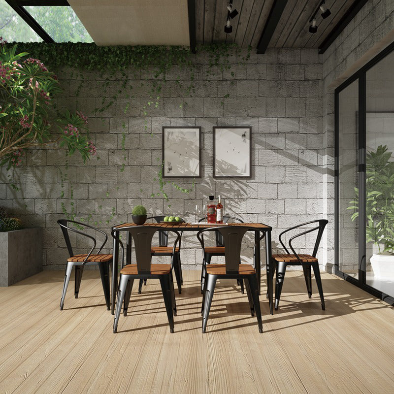 Juego de comedor de metal moderno 1/4/5/7 Piezas Muebles de comedor para cocina