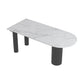 Glam Style Sintered Stone Dining Set Rectangle 1/4/5/6 Pieces Dining Set for Dining Areas