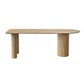 Modern Solid Wood Dining Table Free Form Table with 3 Legs for Kitchen Clearhalo 'Dining Tables & Seating' 'Dining Tables' 'dining_table' 'furn' 'furn_dining_table' 'Furniture' 'Kitchen & Dining Furniture' 5491629