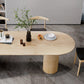 Modern Solid Wood Dining Table Free Form Table with 3 Legs for Kitchen Clearhalo 'Dining Tables & Seating' 'Dining Tables' 'dining_table' 'furn' 'furn_dining_table' 'Furniture' 'Kitchen & Dining Furniture' 5491632
