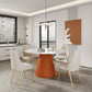Traditional Luxury Dining Table with White Marble Round Dining Table for Home
