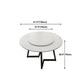 Round Double Pedestal Table Simplicity Style Dining Site Table with Turntable Clearhalo 'Dining Tables & Seating' 'Dining Tables' 'dining_table' 'furn' 'furn_dining_table' 'Furniture' 'Kitchen & Dining Furniture' 5491847