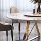 Marmeren eettafel Eigentijdse eettafel met voetstuk