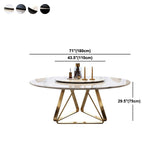 Marmeren eettafel Eigentijdse eettafel met voetstuk