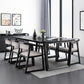 Simplicity Style Dining Table Solid Wood Black Dinette Table for Home and Kitchen 70.9"L x 31.5"W x 29.5"H Without Chairs Clearhalo 'Dining Tables & Seating' 'Dining Tables' 'dining_table' 'furn' 'furn_dining_table' 'Furniture' 'Kitchen & Dining Furniture' 5491916