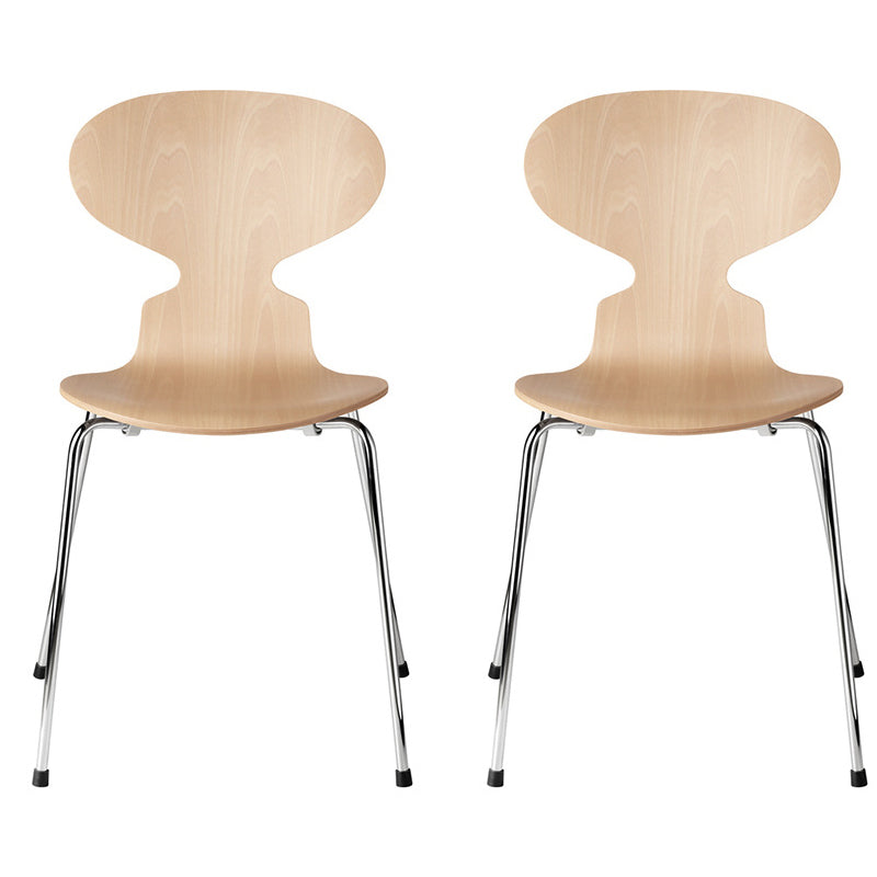 Chaise en bois moderne ouvert meubles côté salle à manger en finition mate