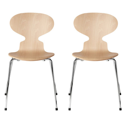 Chaise en bois moderne ouvert meubles côté salle à manger en finition mate