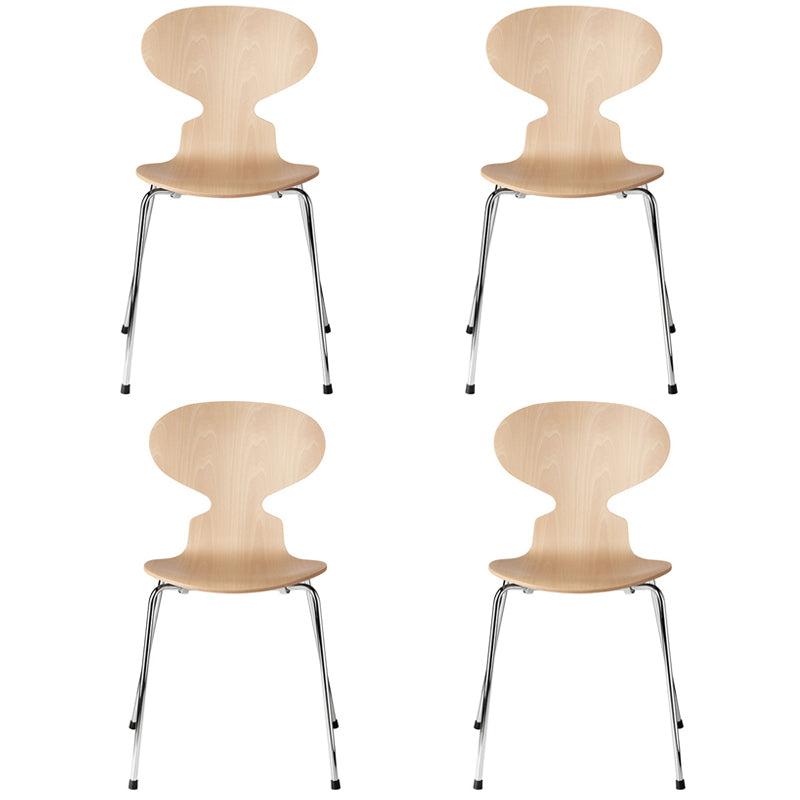 Chaise en bois moderne ouvert meubles côté salle à manger en finition mate