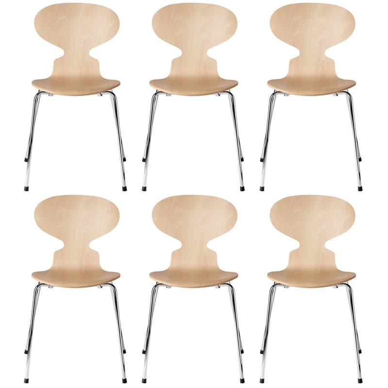 Chaise en bois moderne ouvert meubles côté salle à manger en finition mate