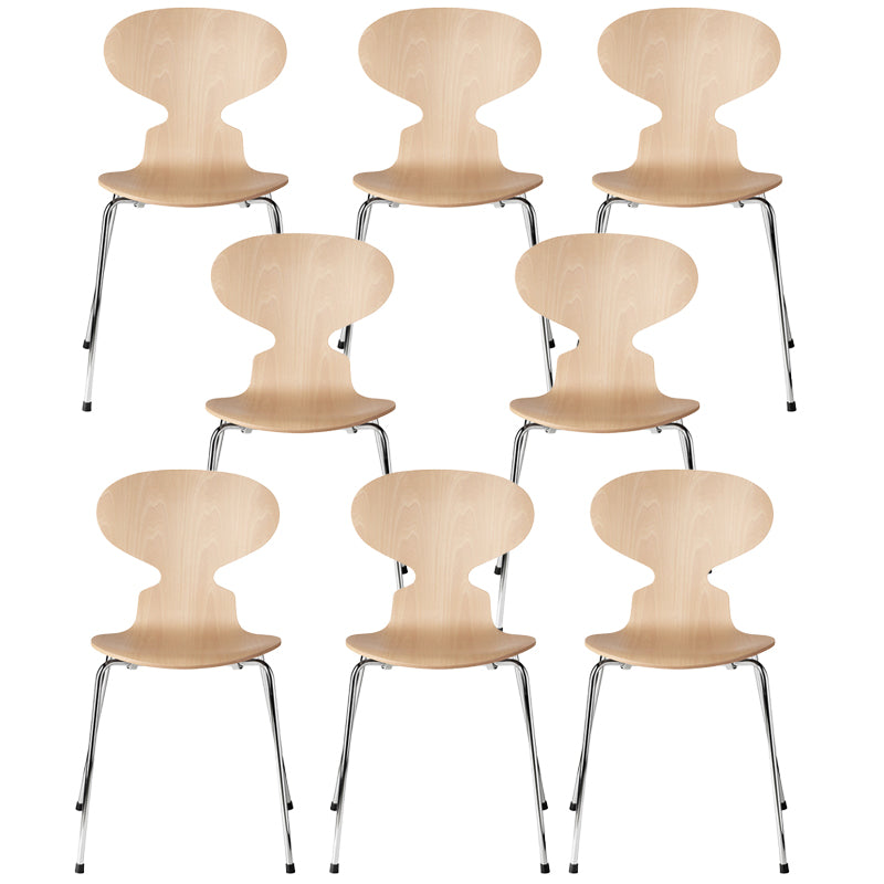 Chaise en bois moderne ouvert meubles côté salle à manger en finition mate