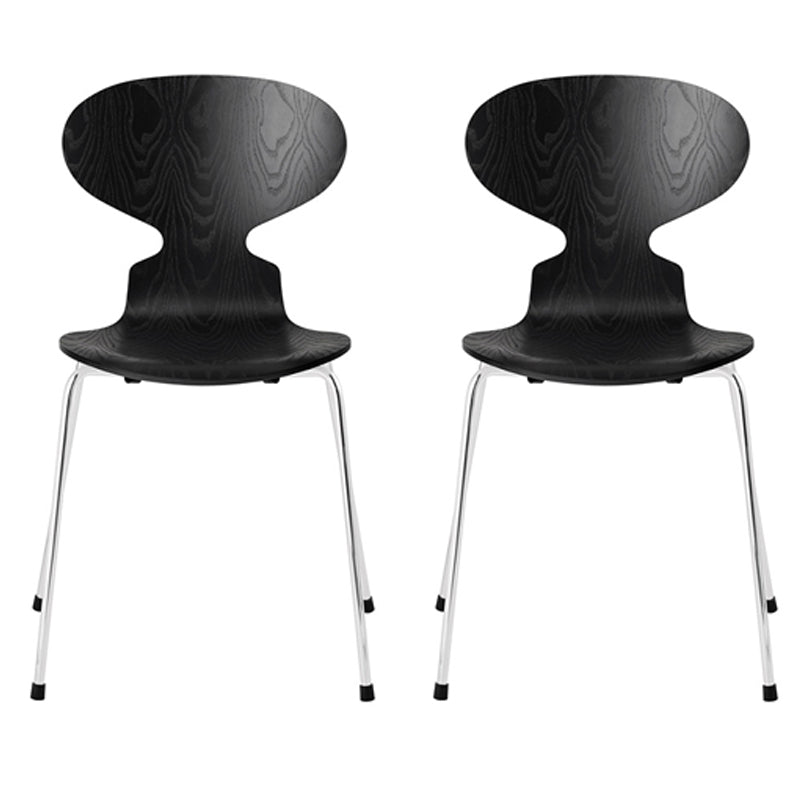 Chaise en bois moderne ouvert meubles côté salle à manger en finition mate