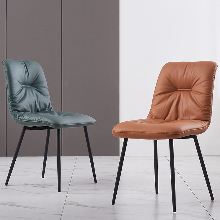 Sillas de comedor de brazo sin brazo sinux contemporáneos silla de comedor de metal para uso en el hogar