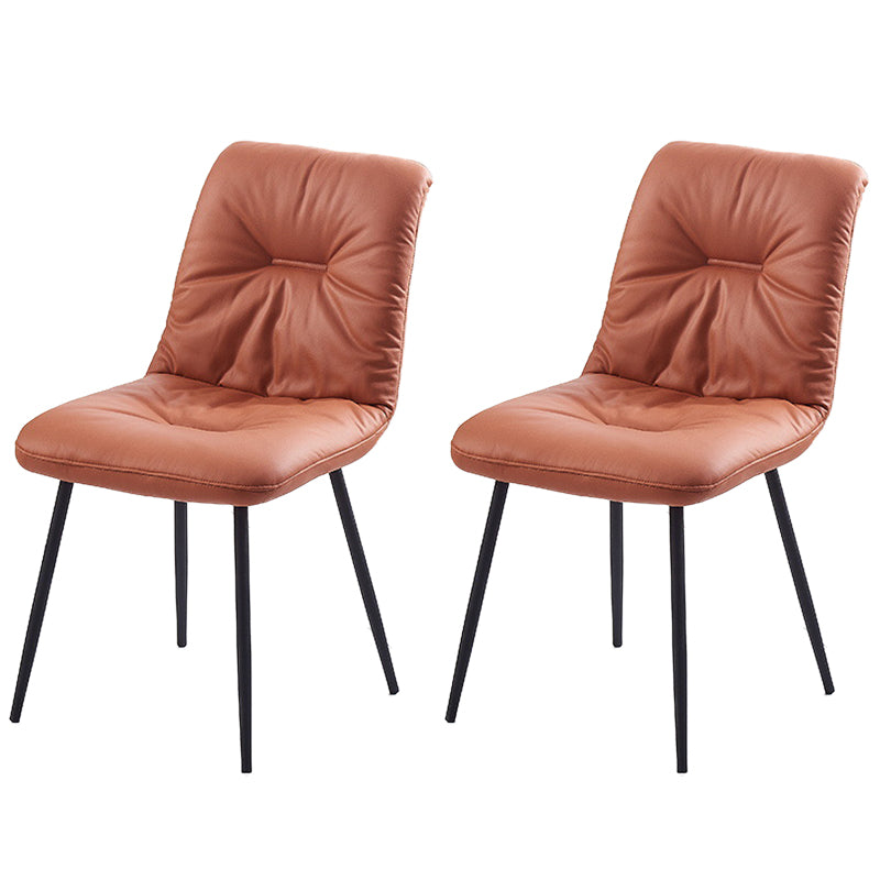 Sillas de comedor de brazo sin brazo sinux contemporáneos silla de comedor de metal para uso en el hogar