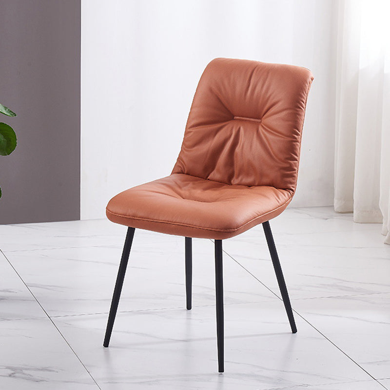 Sillas de comedor de brazo sin brazo sinux contemporáneos silla de comedor de metal para uso en el hogar