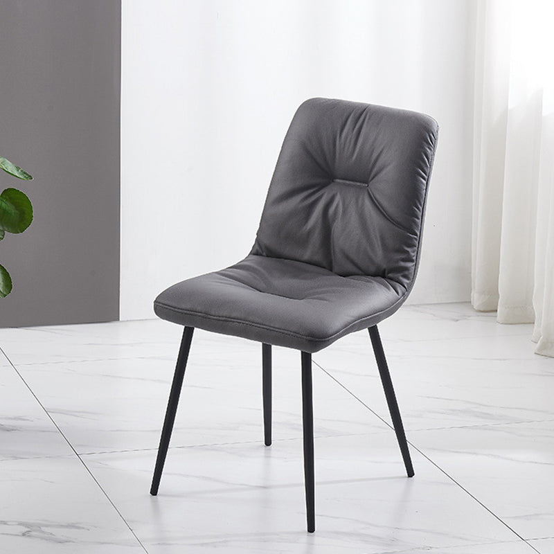 Sillas de comedor de brazo sin brazo sinux contemporáneos silla de comedor de metal para uso en el hogar