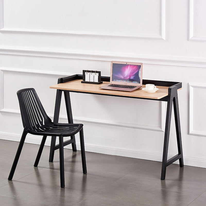 Modern Plastic Chair Slat Back Side Chair in Matte Finish for Home