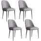 Contemporary Faux Leather Dining Chair Parsons Chair in Matte Finish for Kitchen