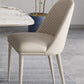 Contemporary Faux Leather Dining Chair Parsons Chair in Matte Finish for Kitchen