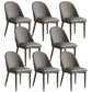 Contemporary Faux Leather Dining Chair Parsons Chair in Matte Finish for Kitchen
