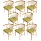 Modern Wood Dining Chair Slat Back Side Chair in Matte Finish for Home