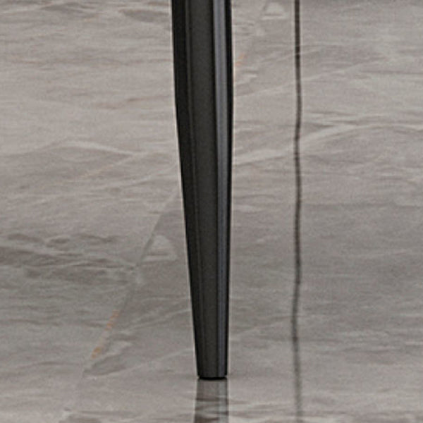 Contemporary Linen Dining Chair Open Back Dining Side Furniture in Matte Finish for Home Clearhalo 'Dining Chairs' 'Dining Tables & Seating' 'dining_chair' 'furn' 'furn_dining_chair' 'Furniture' 'Kitchen & Dining Furniture' 5492382