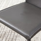 Modern Style Leather Armless Dining Chairs Metal Dining Chair for Home Use