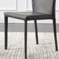 Modern Style Leather Armless Dining Chairs Metal Dining Chair for Home Use