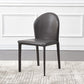 Modern Style Leather Armless Dining Chairs Metal Dining Chair for Home Use