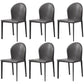 Modern Style Leather Armless Dining Chairs Metal Dining Chair for Home Use
