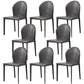 Modern Style Leather Armless Dining Chairs Metal Dining Chair for Home Use
