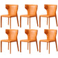Modern Style Leather Dining Side Chair Wingback Side Chair for Restaurant Use
