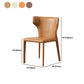Modern Style Leather Dining Side Chair Wingback Side Chair for Restaurant Use
