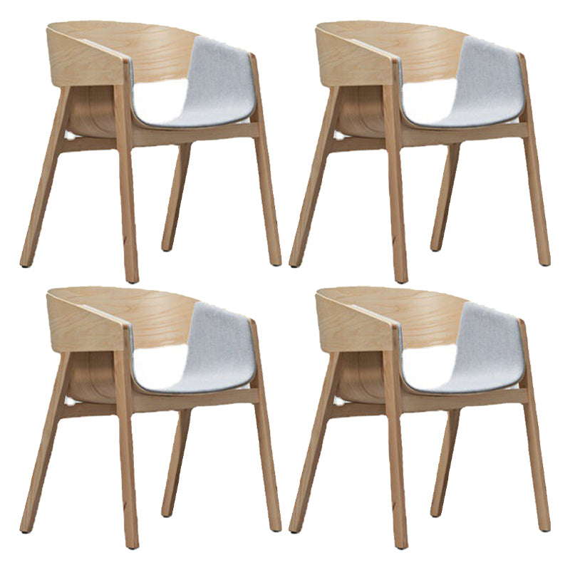 Traditionelle Holzspeisungstühle offenen Essneitenstuhl offener Rücken