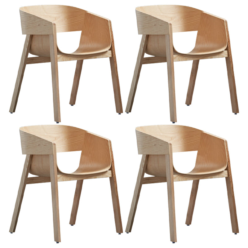 Traditionelle Holzspeisungstühle offenen Essneitenstuhl offener Rücken