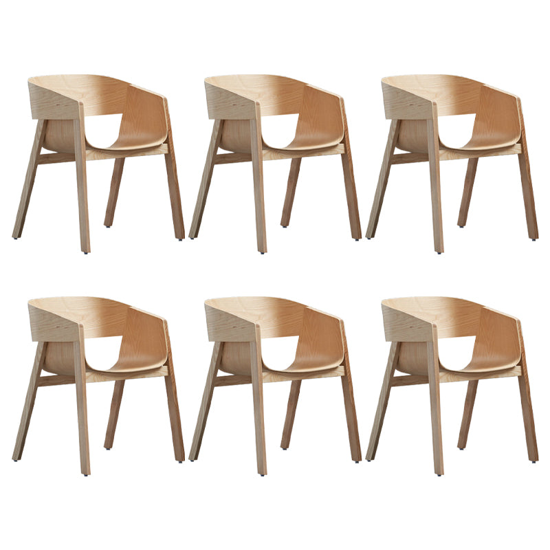 Traditionelle Holzspeisungstühle offenen Essneitenstuhl offener Rücken