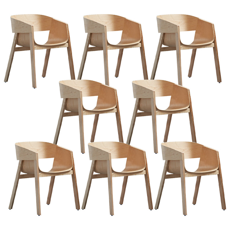 Traditionelle Holzspeisungstühle offenen Essneitenstuhl offener Rücken