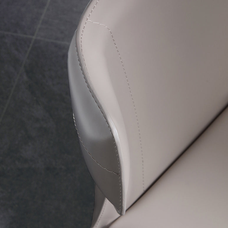 Modern Style Leather Dining Side Chair Wingback Side Armless Chair for Restaurant Use Clearhalo 'Dining Chairs' 'Dining Tables & Seating' 'dining_chair' 'furn' 'furn_dining_chair' 'Furniture' 'Kitchen & Dining Furniture' 5492649