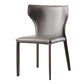 Modern Style Leather Dining Side Chair Wingback Side Armless Chair for Restaurant Use Clearhalo 'Dining Chairs' 'Dining Tables & Seating' 'dining_chair' 'furn' 'furn_dining_chair' 'Furniture' 'Kitchen & Dining Furniture' 5492653