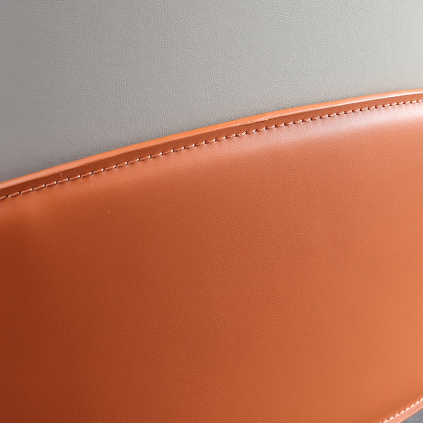 Modern Style Faux Leather Arm Dining Chairs Metal Dining Chair for Home Use Clearhalo 'Dining Chairs' 'Dining Tables & Seating' 'dining_chair' 'furn' 'furn_dining_chair' 'Furniture' 'Kitchen & Dining Furniture' 5492678