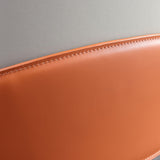 Modern Style Faux Leather Arm Dining Chairs Metal Dining Chair for Home Use Clearhalo 'Dining Chairs' 'Dining Tables & Seating' 'dining_chair' 'furn' 'furn_dining_chair' 'Furniture' 'Kitchen & Dining Furniture' 5492678