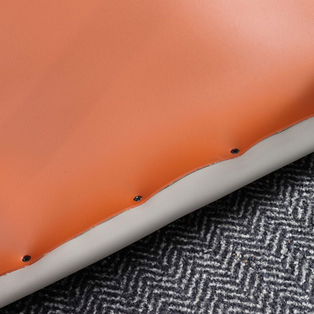 Modern Style Faux Leather Arm Dining Chairs Metal Dining Chair for Home Use Clearhalo 'Dining Chairs' 'Dining Tables & Seating' 'dining_chair' 'furn' 'furn_dining_chair' 'Furniture' 'Kitchen & Dining Furniture' 5492684