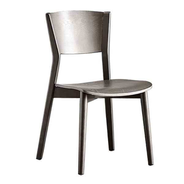 Contemporary Wood Dining Armless Chairs Open Back Dining Side Chair for Restaurant Use Clearhalo 'Dining Chairs' 'Dining Tables & Seating' 'dining_chair' 'furn' 'furn_dining_chair' 'Furniture' 'Kitchen & Dining Furniture' 5492701