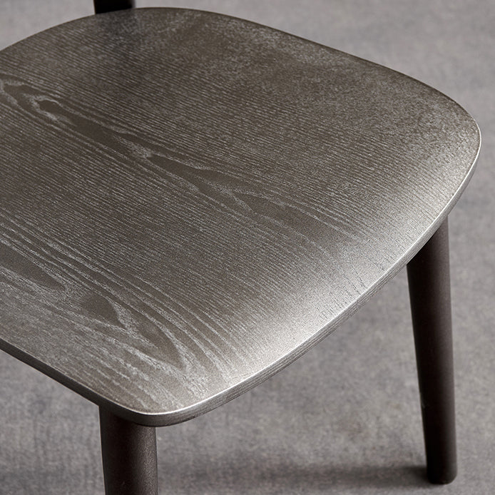 Contemporary Wood Dining Armless Chairs Open Back Dining Side Chair for Restaurant Use Clearhalo 'Dining Chairs' 'Dining Tables & Seating' 'dining_chair' 'furn' 'furn_dining_chair' 'Furniture' 'Kitchen & Dining Furniture' 5492707