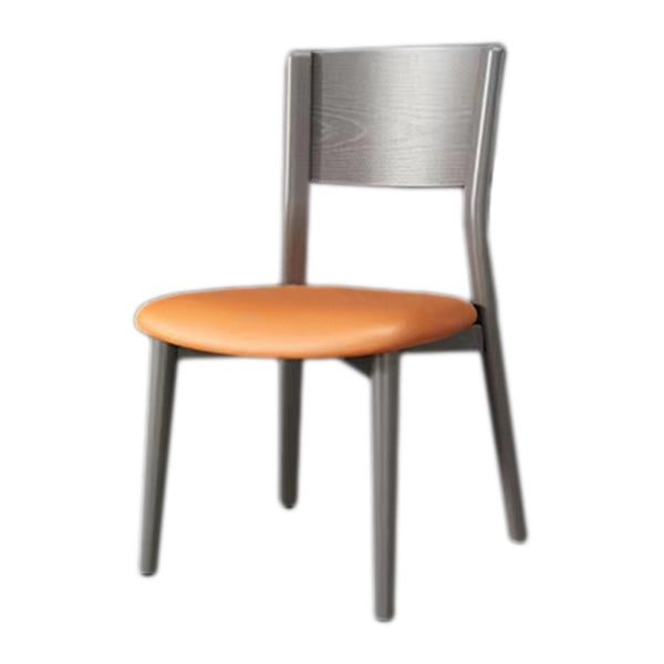Contemporary Wood Dining Armless Chairs Open Back Dining Side Chair for Restaurant Use Clearhalo 'Dining Chairs' 'Dining Tables & Seating' 'dining_chair' 'furn' 'furn_dining_chair' 'Furniture' 'Kitchen & Dining Furniture' 5492714