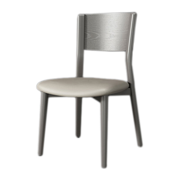 Contemporary Wood Dining Armless Chairs Open Back Dining Side Chair for Restaurant Use Clearhalo 'Dining Chairs' 'Dining Tables & Seating' 'dining_chair' 'furn' 'furn_dining_chair' 'Furniture' 'Kitchen & Dining Furniture' 5492715